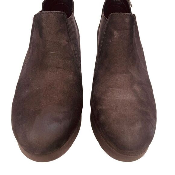 Mephisto | Air-Jet Tosca Chelsea Boot Suede Wedge Slip-On Black 8.5 | VGUC - Picture 7 of 12